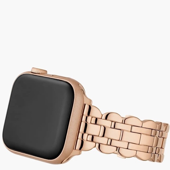 KATE SPADE Scallop Link Stainless Steel Bracelet Band For Apple Watch Rose/Gold - Picture 8 of 9